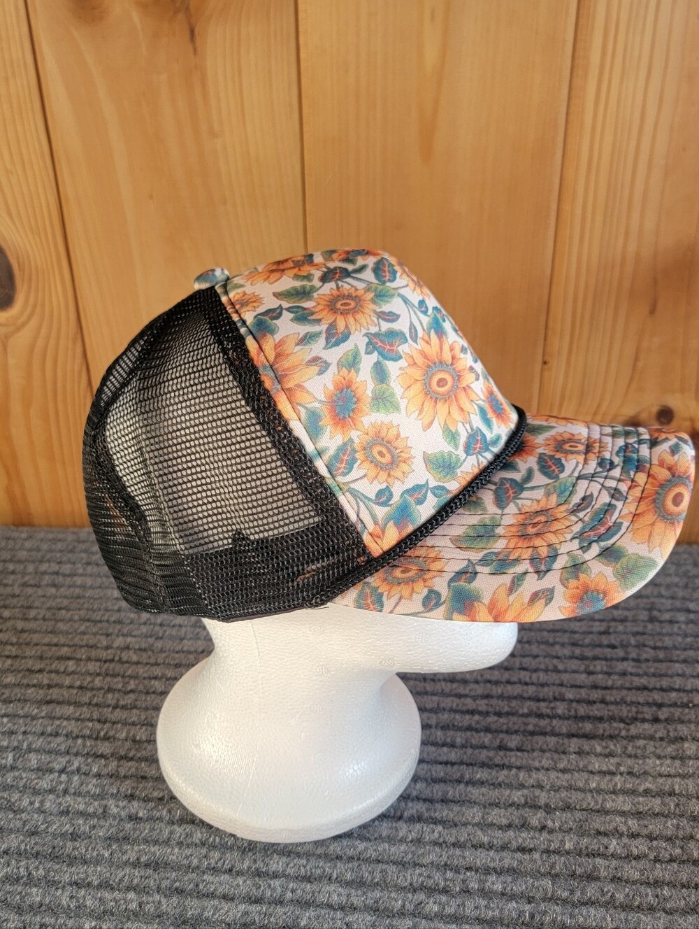 Sunflower Snapback Trucker Hat